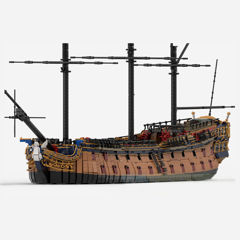 Goat Bricks HMS Icarian Building Blocks Model