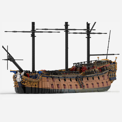 Goat Bricks HMS Icarian Building Blocks Model