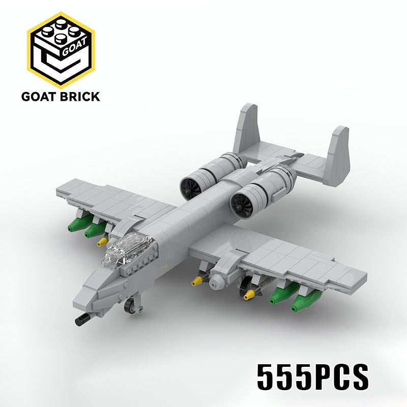 Goat Bricks A-10 Thunderbolt II 1:48 Scale Building Blocks Model