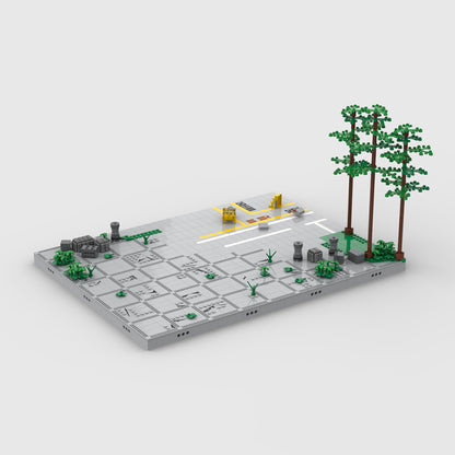 Goat Bricks Star Movie Yavin 4 Rebel Base - Display for Set 75365 Building Blocks Model