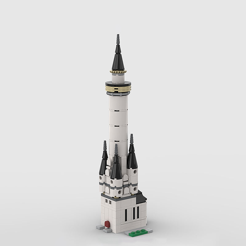 Goat Bricks Neuschwanstein Castle Building Blocks Model