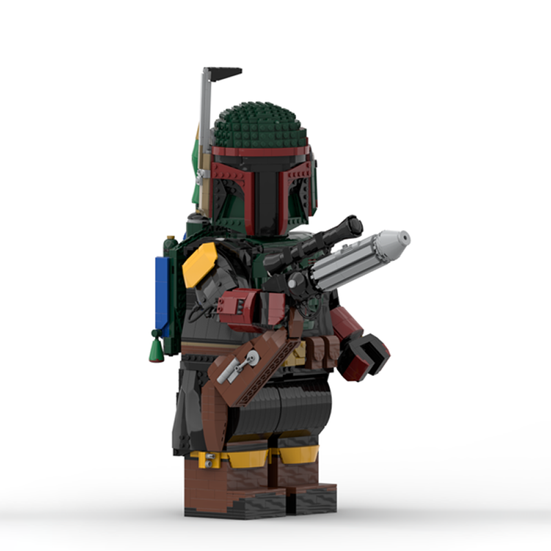 Goat Bricks Star Movie Boba Fett Mega Figure Model