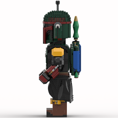 Goat Bricks Star Movie Boba Fett Mega Figure Model