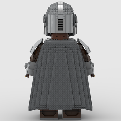 Goat Bricks Star Movie The Mandalorian Mega Figure Model