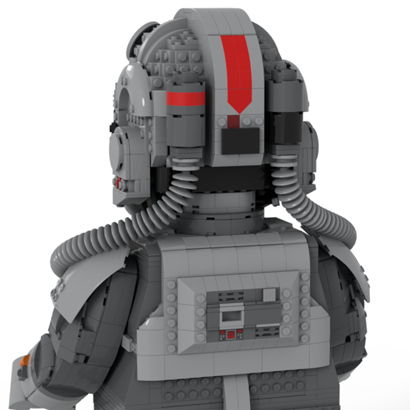 Goat Bricks Star Movie AT-AT Driver Mega Figure Model