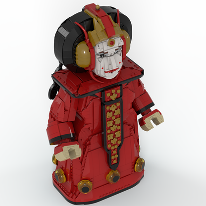Goat Bricks Star Movie Padmé Amidala (Queen outfit)  Mega Figure Model