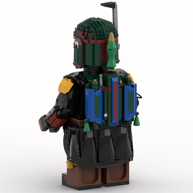 Goat Bricks Star Movie Boba Fett Mega Figure Model