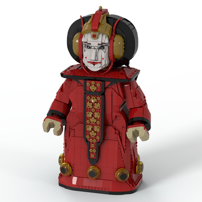 Goat Bricks Star Movie Padmé Amidala (Queen outfit)  Mega Figure Model
