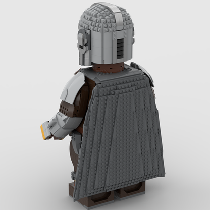 Goat Bricks Star Movie The Mandalorian Mega Figure Model