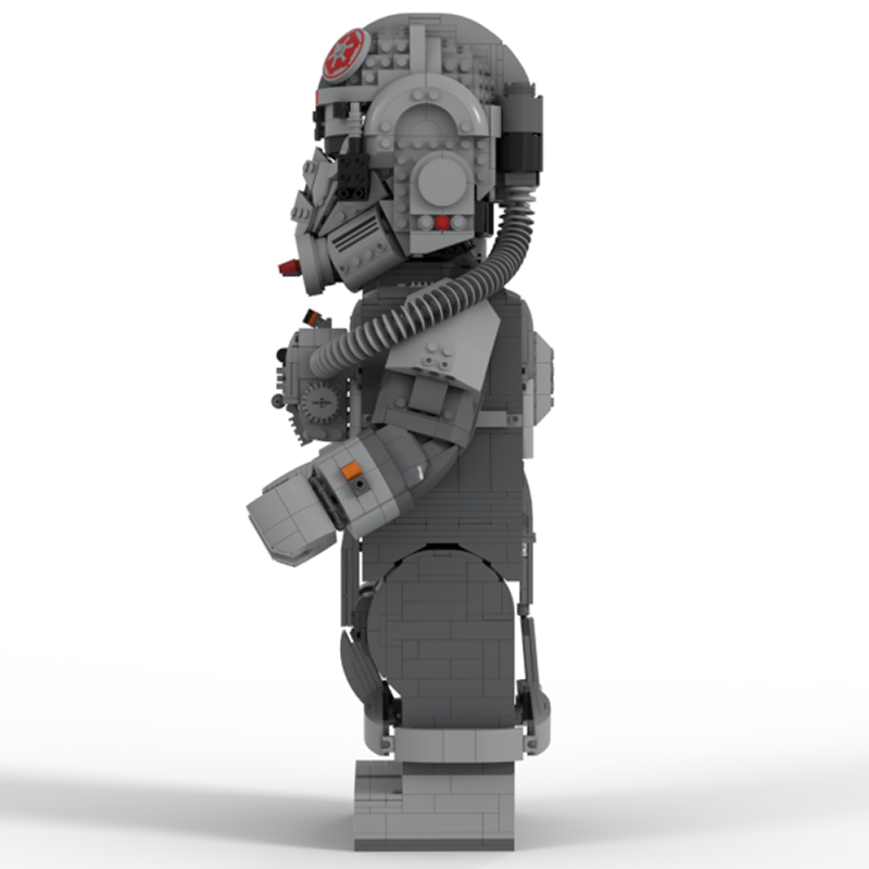Goat Bricks Star Movie AT-AT Driver Mega Figure Model