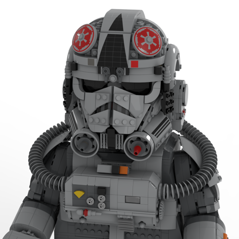 Goat Bricks Star Movie AT-AT Driver Mega Figure Model