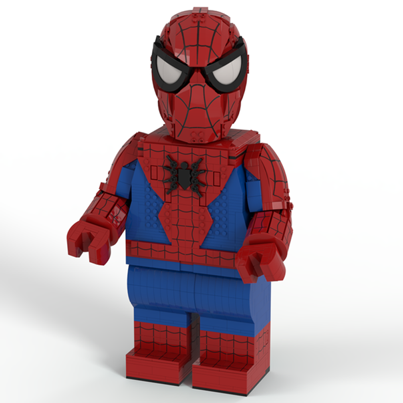 Goat Bricks Star Movie Spider-Man Mega Figure Model
