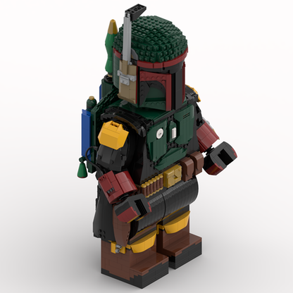 Goat Bricks Star Movie Boba Fett Mega Figure Model
