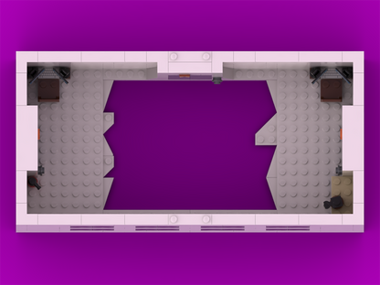 Goat Bricks Super Heroes Marvel Movie Fisk Tower Street View Model