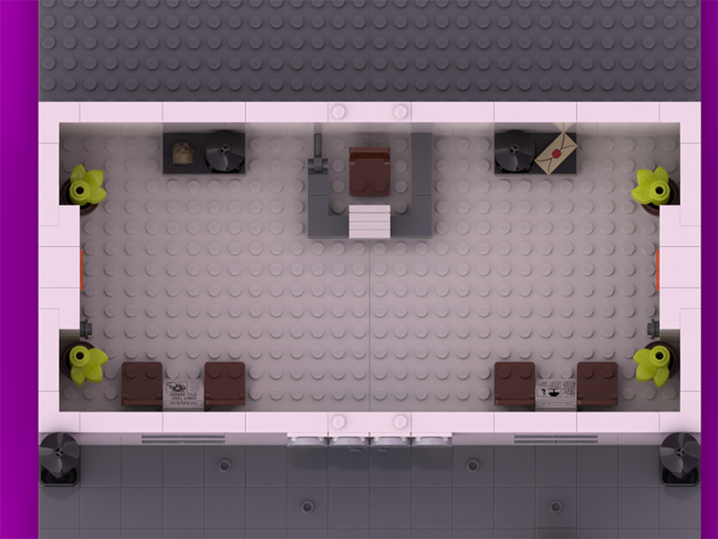Goat Bricks Super Heroes Marvel Movie Fisk Tower Street View Model