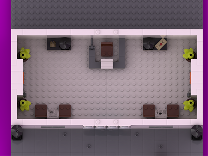 Goat Bricks Super Heroes Marvel Movie Fisk Tower Street View Model