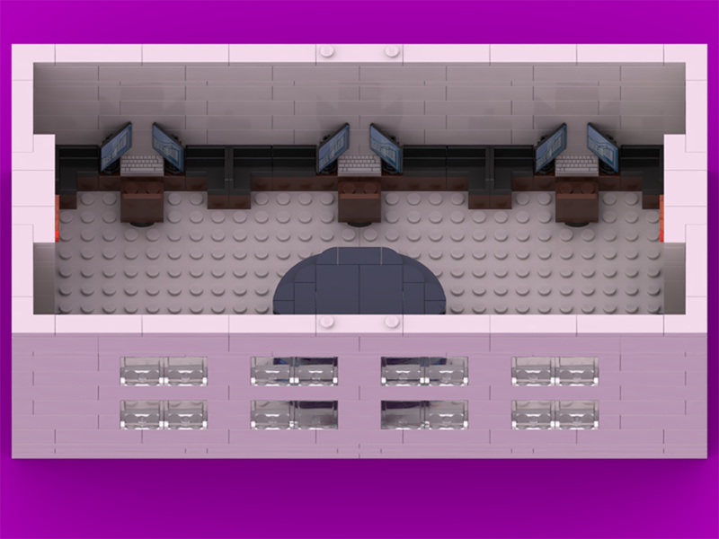 Goat Bricks Super Heroes Marvel Movie Fisk Tower Street View Model