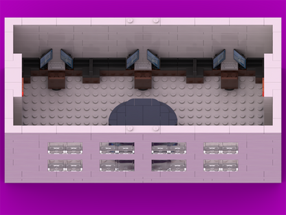 Goat Bricks Super Heroes Marvel Movie Fisk Tower Street View Model