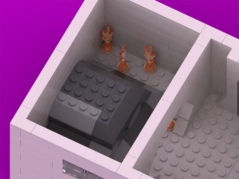Goat Bricks Super Heroes Marvel Movie Fisk Tower Street View Model