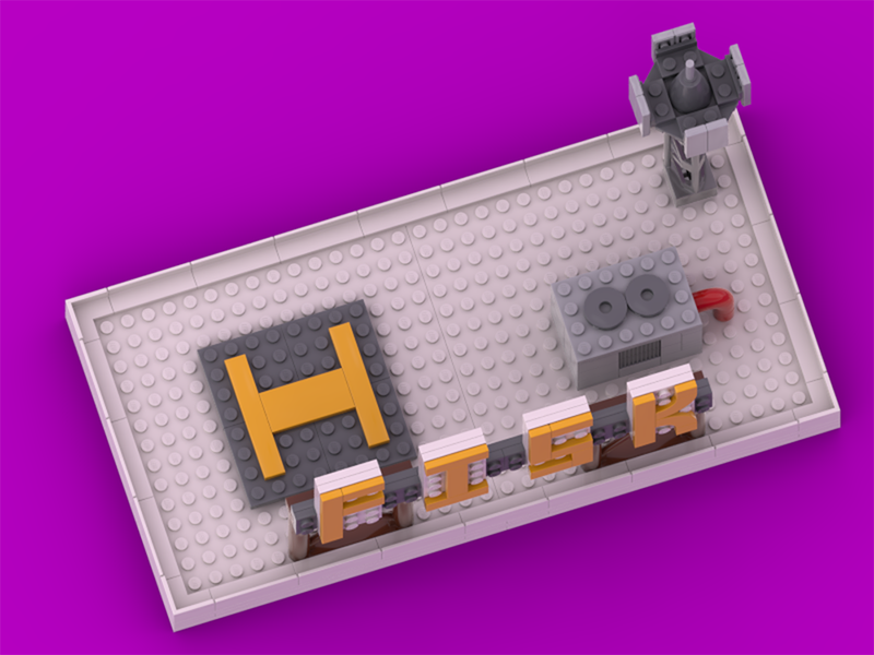 Goat Bricks Super Heroes Marvel Movie Fisk Tower Street View Model