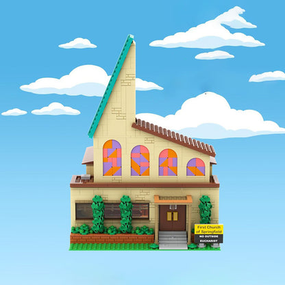 Goat Bricks Modular Springfield Church Building Block