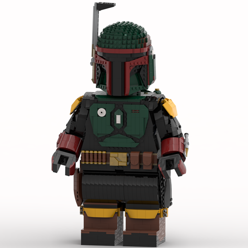 Goat Bricks Star Movie Boba Fett Mega Figure Model