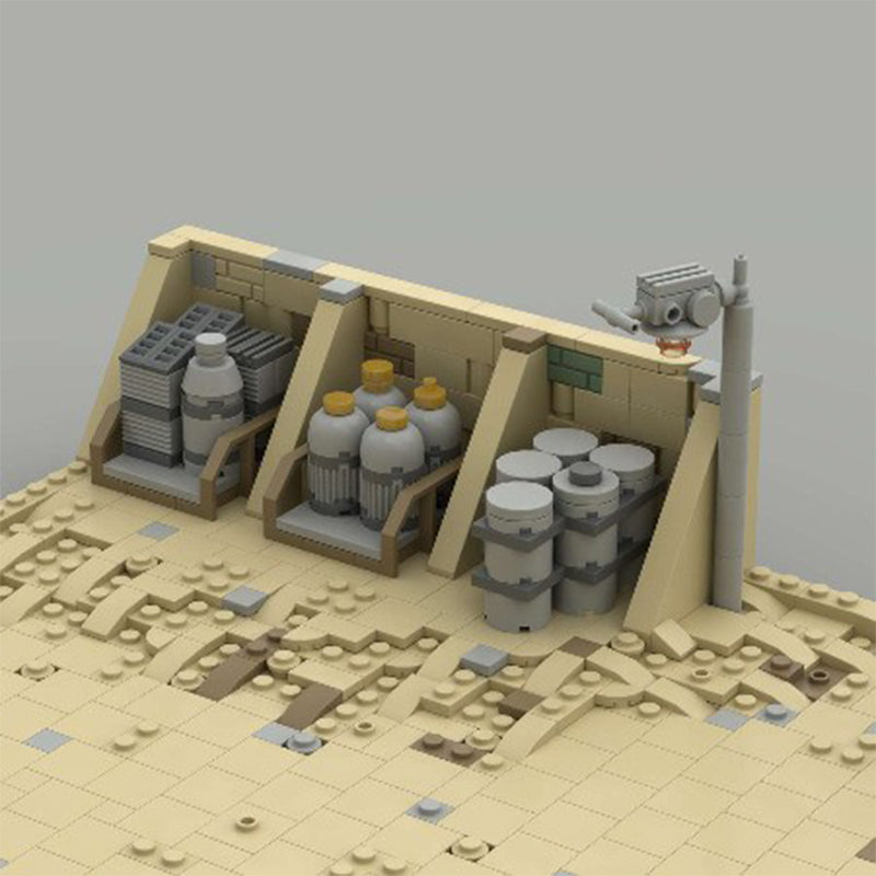 Goat Bricks Star Movie Tatooine Inquisitor Diorama MOC Building Blocks Model