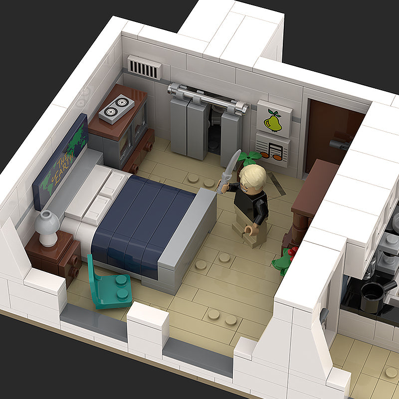 Goat Bricks Dexter Apartment - Dexter Morgan's Apartment! Building Blocks Model