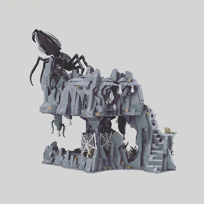 Goat Bricks Shelob's Lair Building Blocks Model