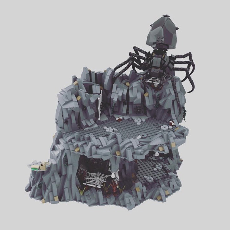 Goat Bricks Shelob's Lair Building Blocks Model