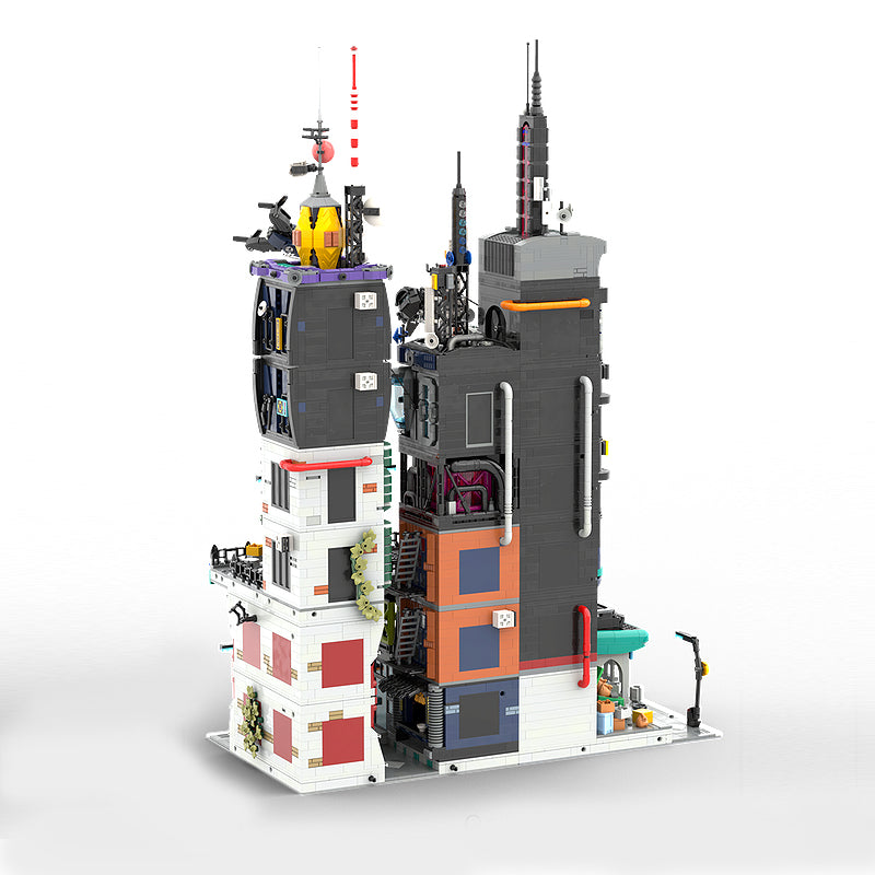 Goat Bricks Brickpunk City 2 Building Blocks Model