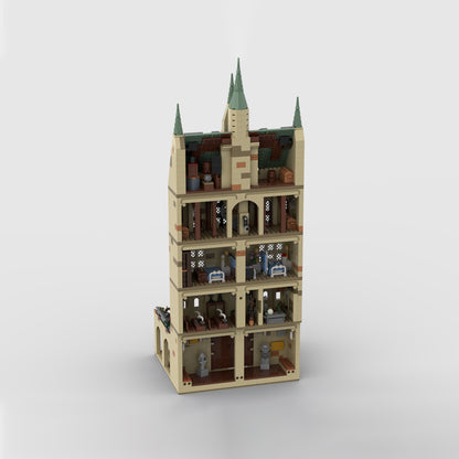 Goat Bricks Magical Movie Clock Tower Building Blocks Model