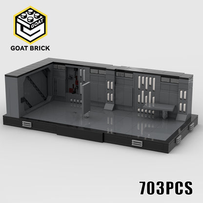 Goat Bricks Star Movie Maul's Venator Corridor Rampage Building Blocks Model