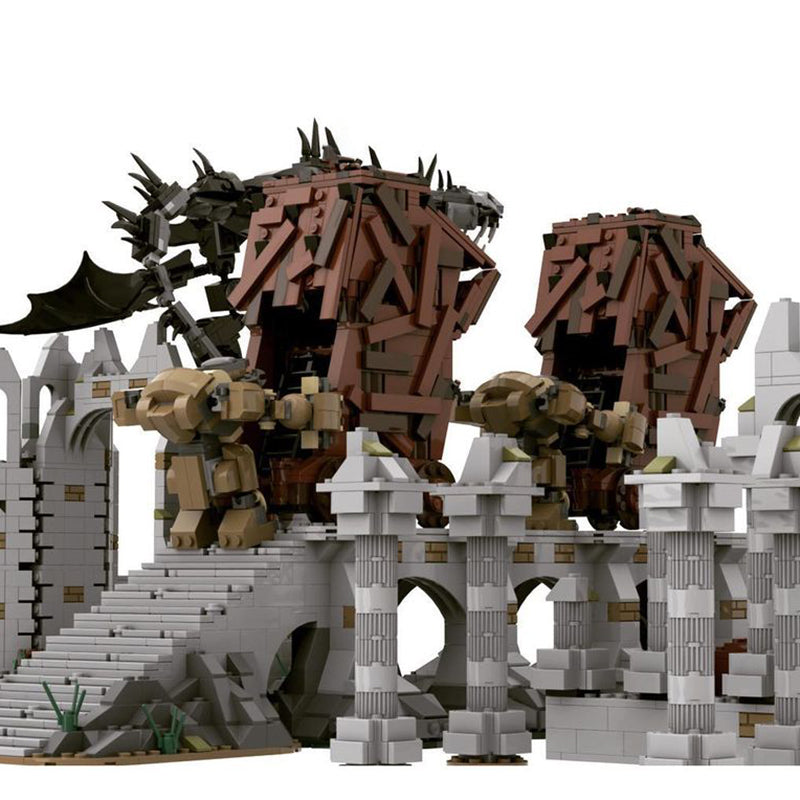 Goat Bricks Ruins of Osgiliath Building Blocks Model