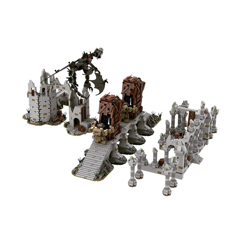 Goat Bricks Ruins of Osgiliath Building Blocks Model