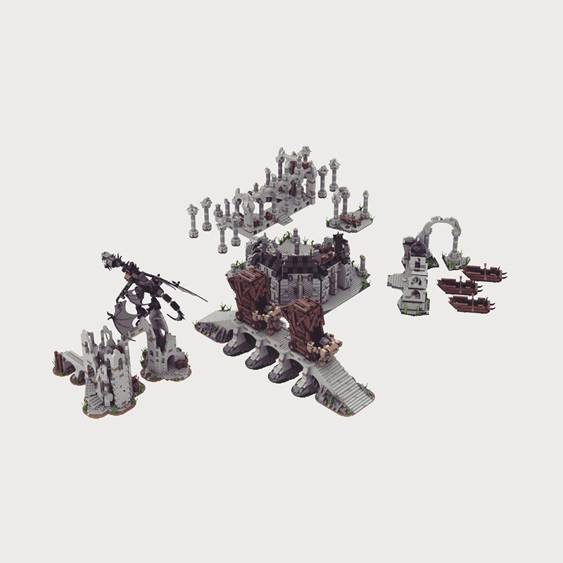 Goat Bricks UCS Osgiliath Building Blocks Model