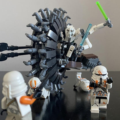 Goat Bricks Star Movie General Grievous Wheel Bike Building Blocks Model