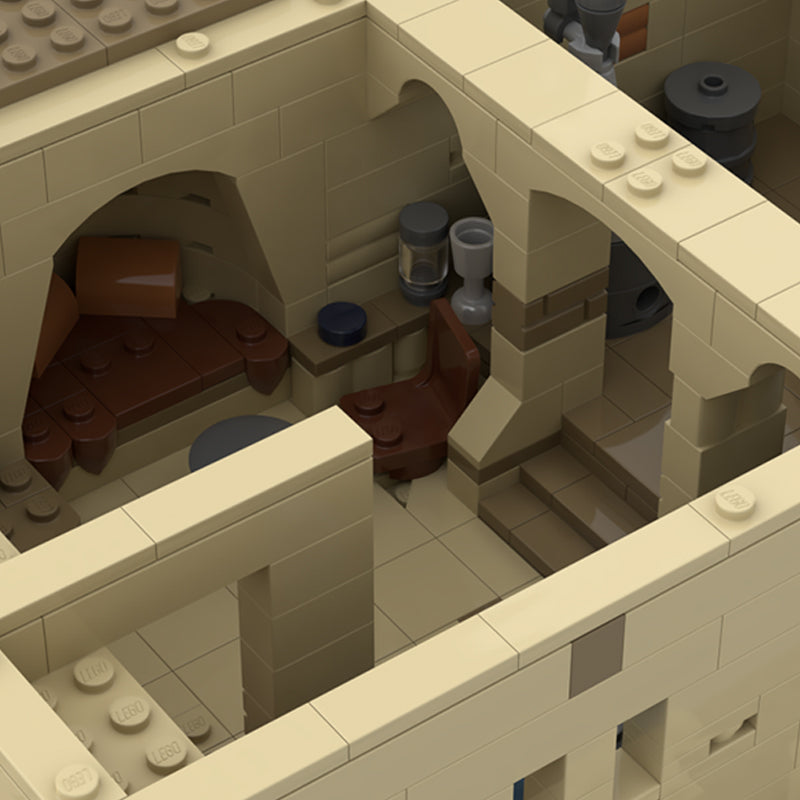 Goat Bricks Star Movie Tatooine - Ben's Hut Building Blocks Model