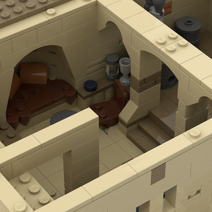 Goat Bricks Star Movie Tatooine - Ben's Hut Building Blocks Model