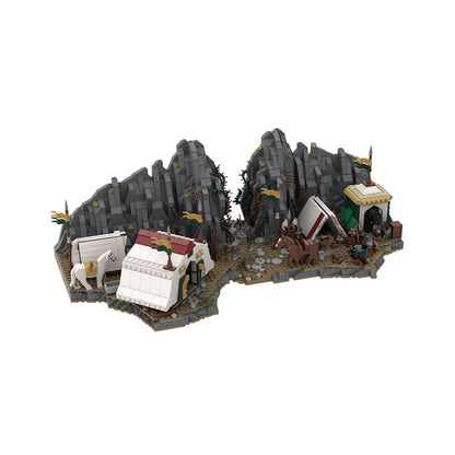 Goat Bricks Marshalling at Dunharrow Building Blocks Model