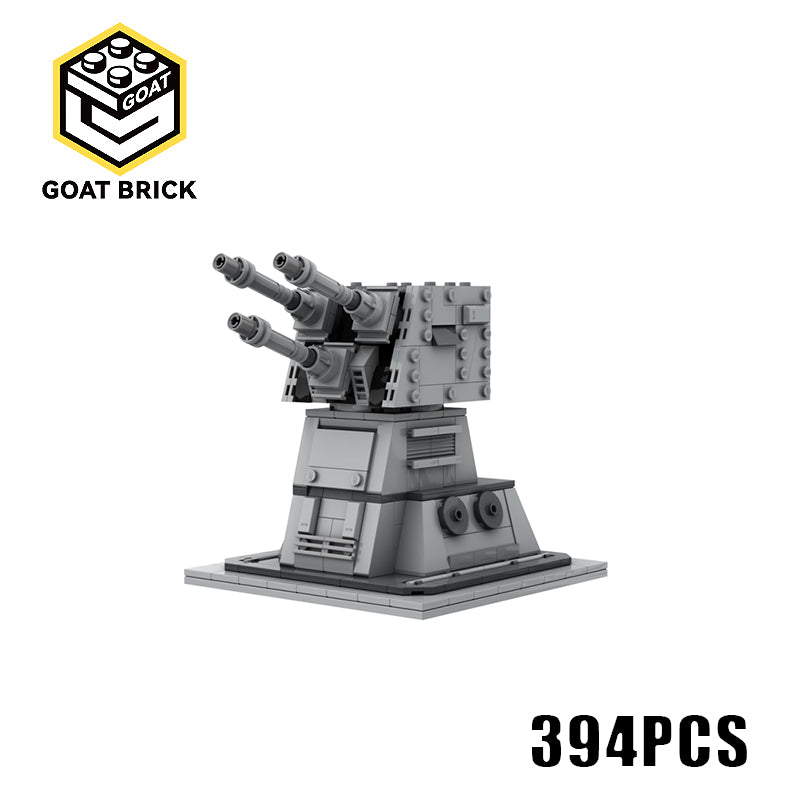 Goat Bricks Star Movie First Order Turret Building Blocks Model