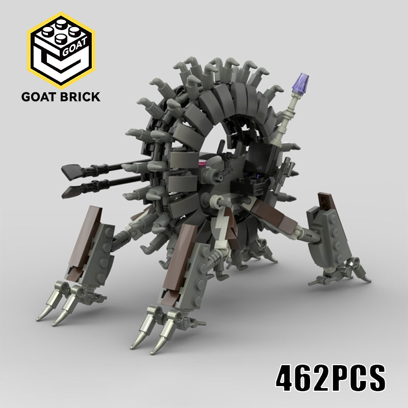 Goat Bricks Star Movie General Grievous Wheel Bike Building Blocks Model