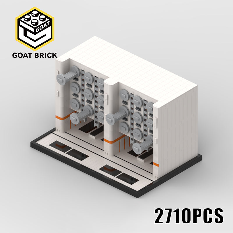 Goat Bricks Star Movie Kamino Barracks Building Blocks Model