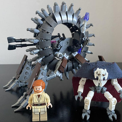 Goat Bricks Star Movie General Grievous Wheel Bike Building Blocks Model
