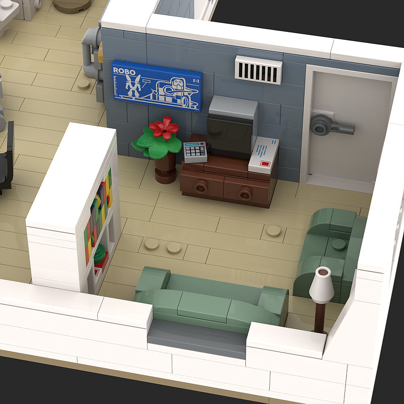 Goat Bricks Dexter Apartment - Dexter Morgan's Apartment! Building Blocks Model