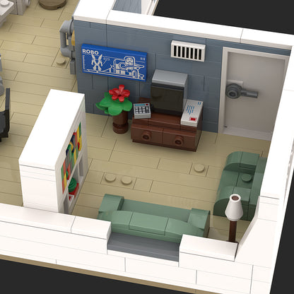 Goat Bricks Dexter Apartment - Dexter Morgan's Apartment! Building Blocks Model