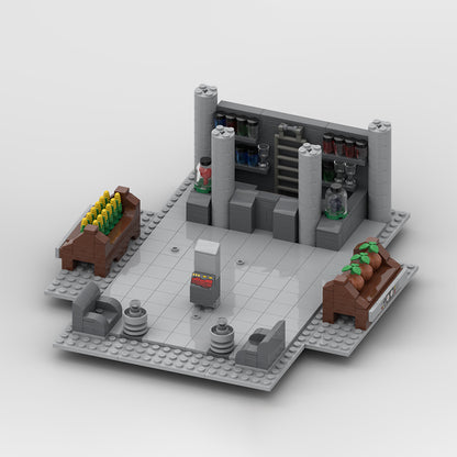 Goat Bricks Star Movie Coruscan House Building Blocks Model