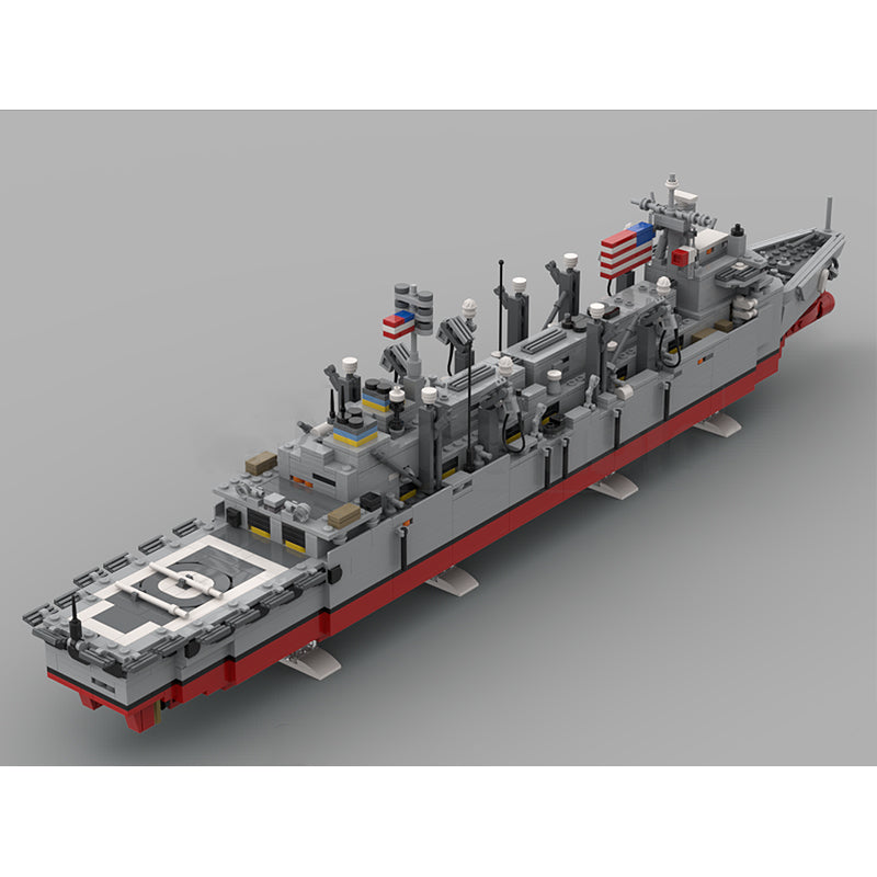 Goat Bricks USNS Supply (T-AOE 6) Building Blocks Model