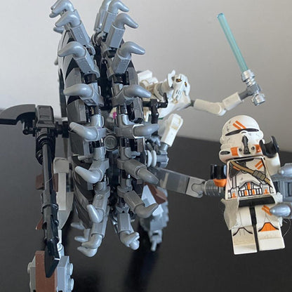 Goat Bricks Star Movie General Grievous Wheel Bike Building Blocks Model