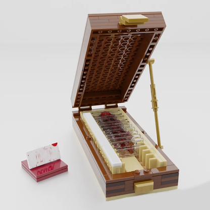 New Moc Building Blocks Dexter Morgan's Trophies Box Technology Modular Bricks Model Gifts Christmas Toys DIY Sets Assembly